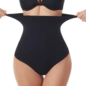 High Waist Thong Shapewear Tummy Control Underwear Women Seamless Body Shaper Panties Slimming Underwear Waist Trainer Thong Briefs