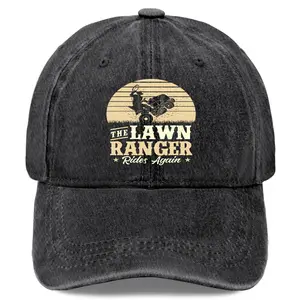 PURSEEK Made in USA Lawn Cruiser Hits the Road Again Lawn Mower Gardener Hat for Men