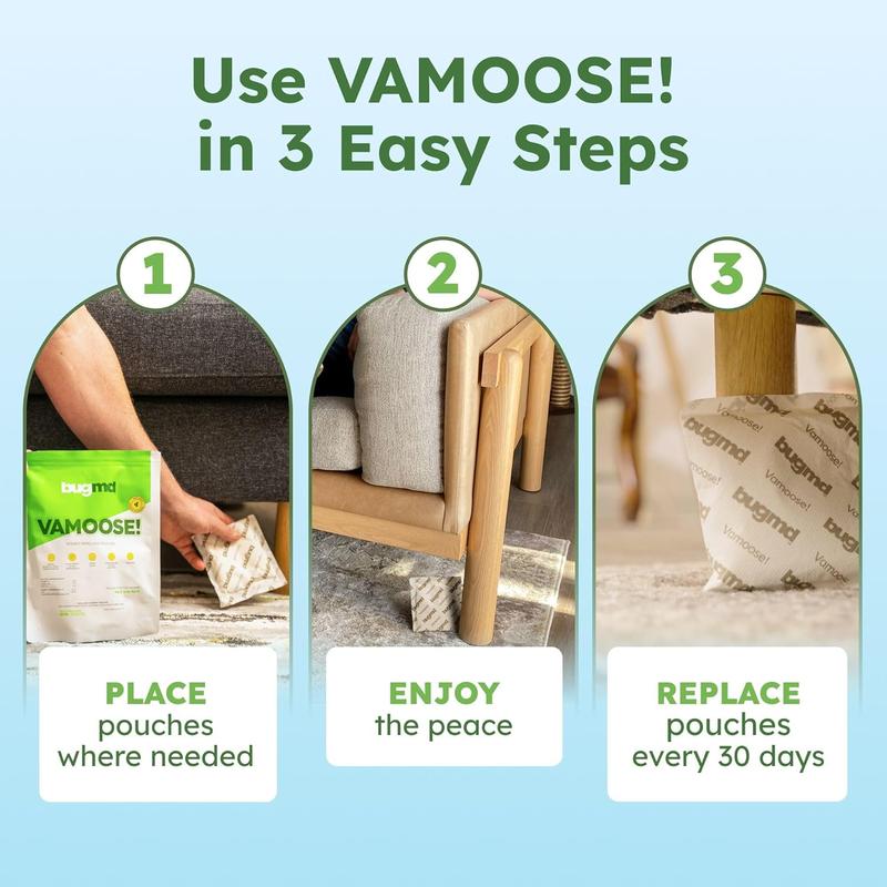 BugMD Vamoose! Rodent Repellent – Plant-Powered Mouse & Rat Deterrent for Indoors & Outdoors Pet