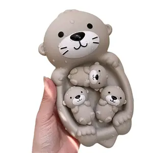 Floating Animal Bath Toy Set, Durable Plastic Material, Fun Design, Perfect for Kids' Bathtime, Safe Non-Toxic Toys