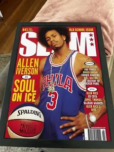 Allen Iverson Poster, Rolled Posters, Wall Art, Sports Basketball Poster Home Decor Products Indoor Decoration