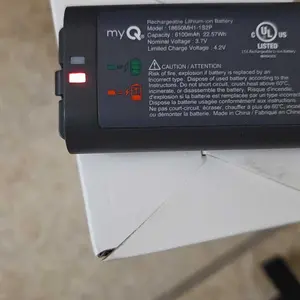 myQ Smart Garage Video Keypad Rechargeable Battery