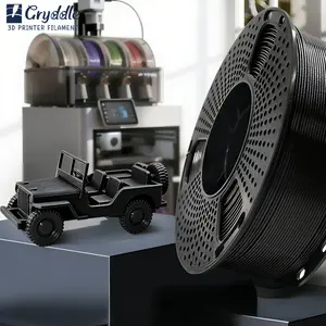 Gryddle 1.75mm Clear PETG 3D Printer Filament, 1.0 kg (2.2 lbs) with spool, High Precision +/- 0.02mm, Transparent for ams FDM Left/Right/Left-Side Print, Ideal for Lighting 3D Printing Circuit Board and Detailed Printing