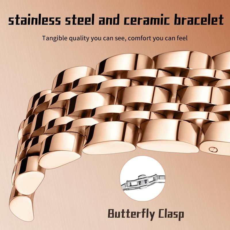 Elegant Luxury Women's Watch LA729 Water-Resistant Scratch-Resistant Adjustable Strap Fashionable Design Waterproof Wristwatch Suitable for All Occasions