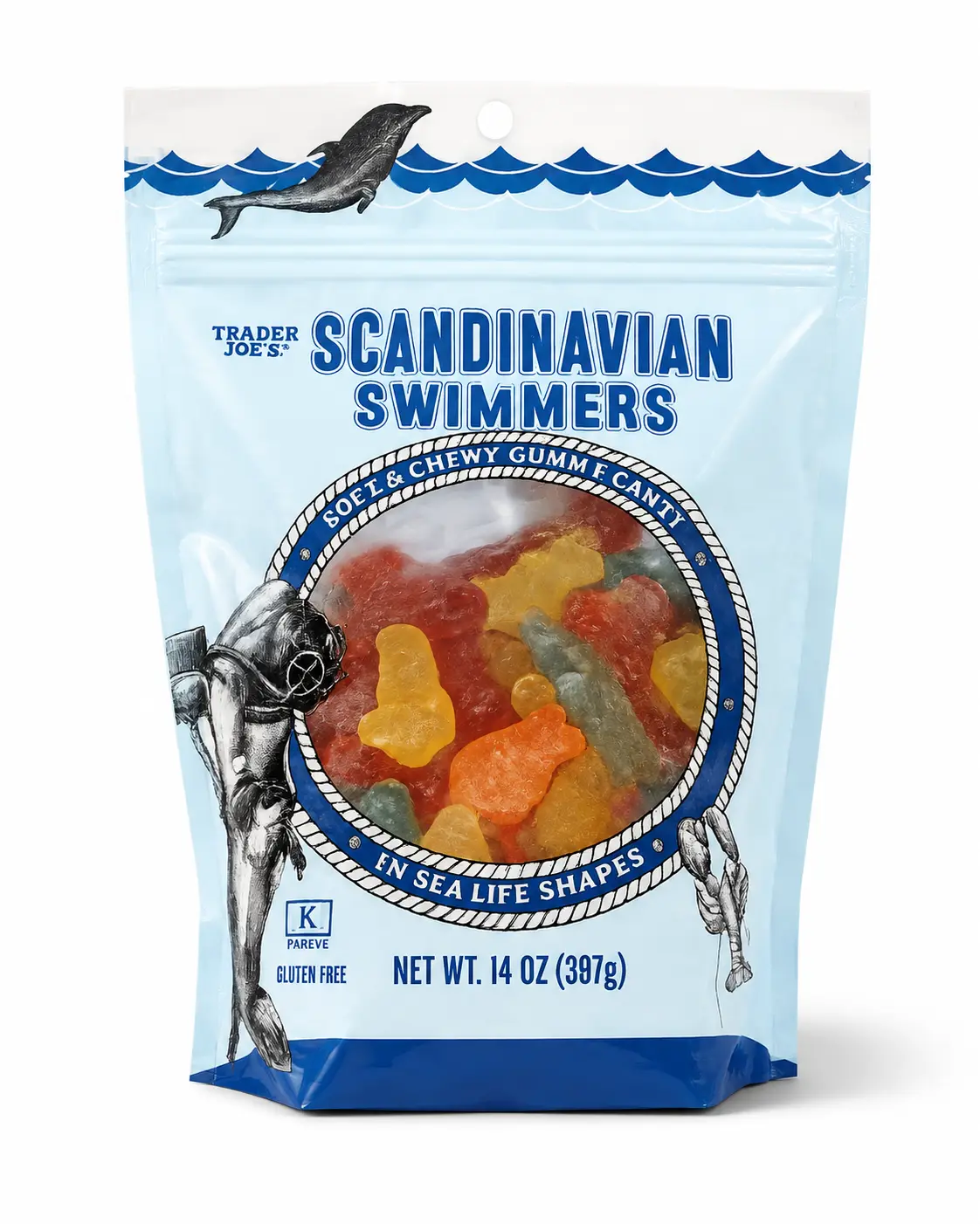 Trader Joe's Scandinavian Swimmers - Soft & Chewy Gummy Candy