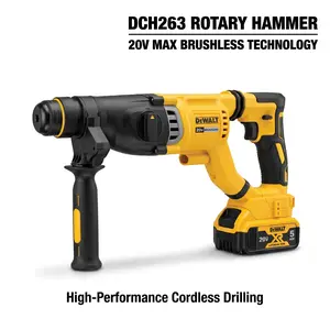 Dewalt DCH263 20V Hammer Drill Bundle: 3.0J Energy, 1165rpm Variable Speed, One Battery & Charger