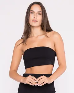 Ponte Knit Bandeau Top - Wholesale