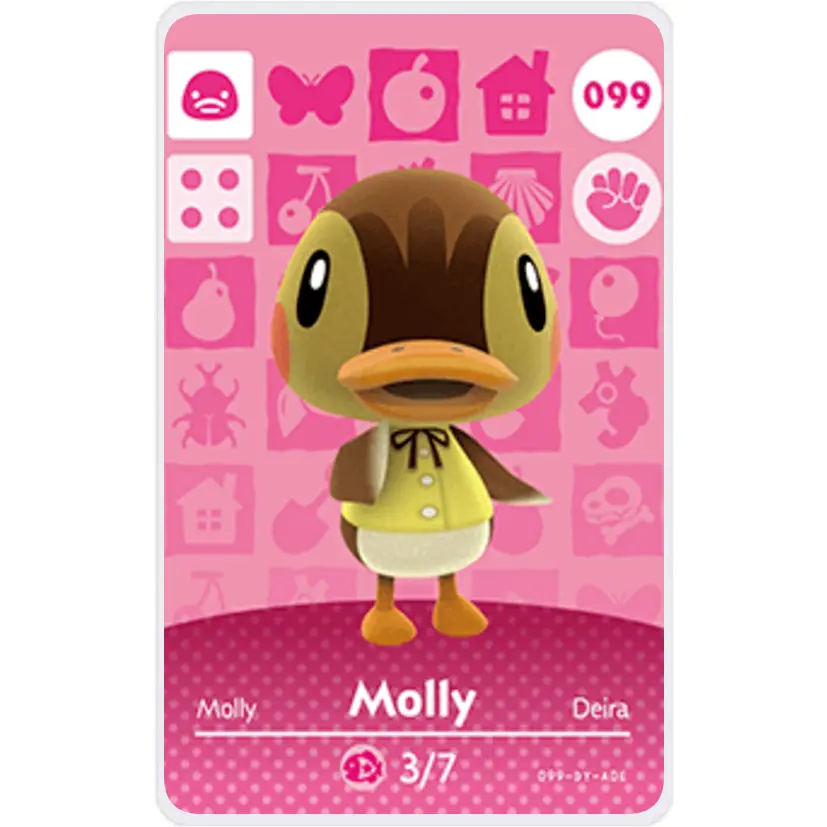 Molly - Villager NFC Card for Animal Crossing New Horizons Amiibo
