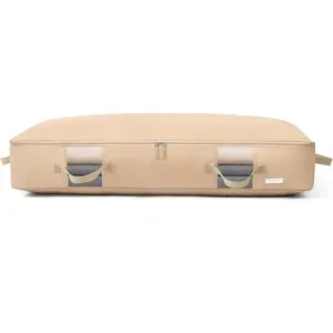 Under Bed Storage Containers for Toys, Clothes, Shoes etc. Underbed Organizer Bag that slides Under the bed without friction or wheels. Low profile 6" height is  for under the couch or other