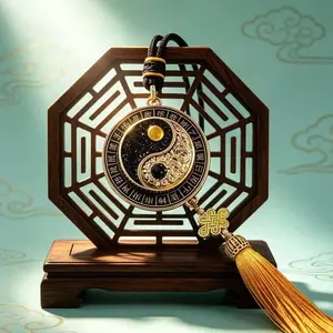 Taoist  Bagua Amulet Hanging Ornament