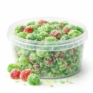 Green Apple Gushies Candies Snack Sweet and Tangy Bonbon Candy Sour Gummy Flavor Perfect for Parties or Casual Snacking - Bite