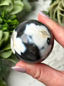 Orca Agate Sphere - #21
