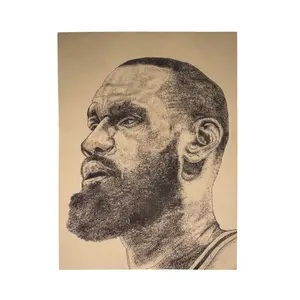 LeBron James Velveteen Plush Blanket, Cozy Throw Blanket for Sports Fans, Luxury Home Decor, Gift for Basketball Lovers, Comfortable Couch