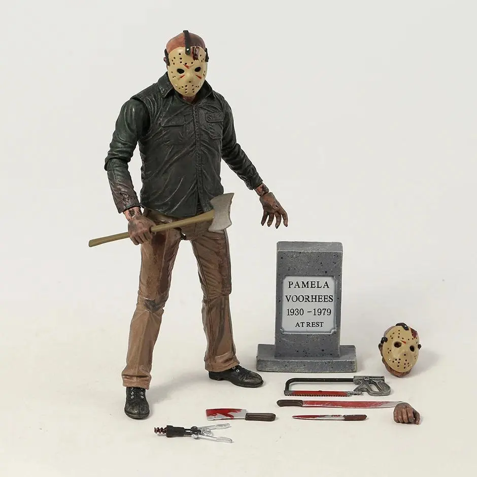 NECA Horror Movie Killer Figure Collectible Toy - 18cm Single Statue with Character Details, Horror Aesthetic, Home Decor Gift