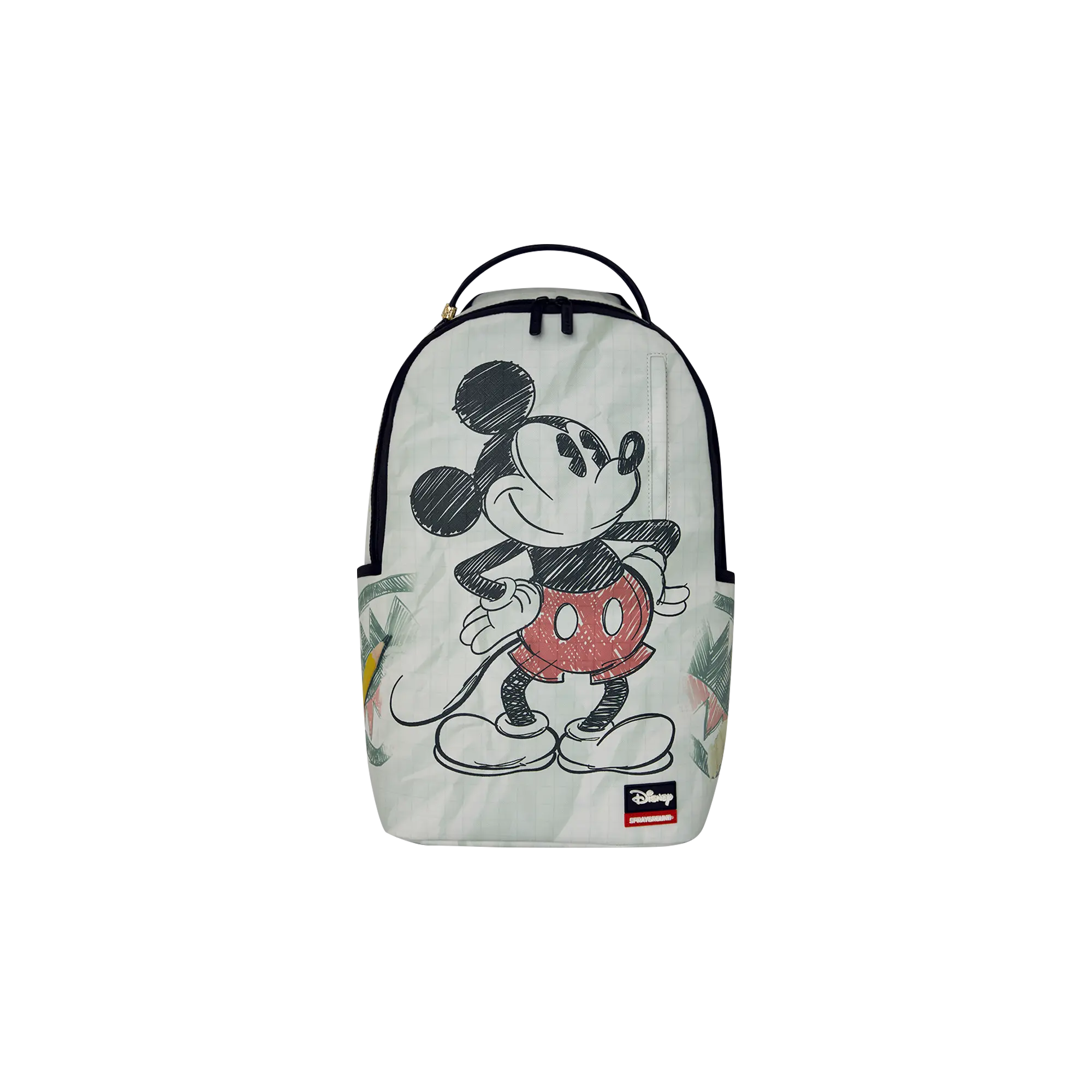 Disney Old School Mickey Sketch Backpack "White" B9128