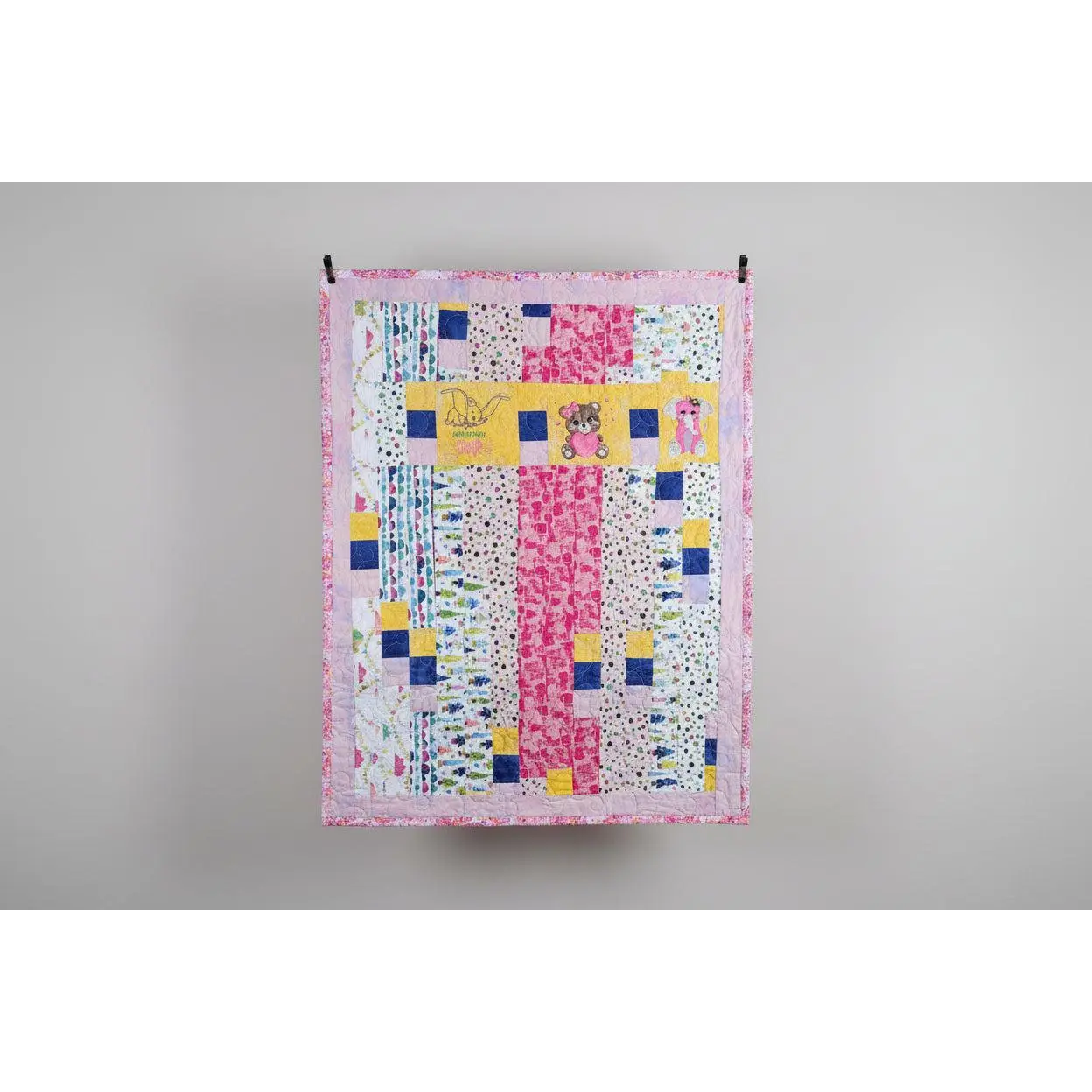Sweet Safari Dreams – Handmade Baby Girl Quilt (30x38)