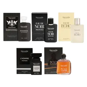 Marxzelle Men's Creator Package 1 - Phoenix(MZ5848), Eau De Noir Profond(MZ5701), Bold Together(MZ0902), L'Homme Premiere(MZ5787), Eau De Echo Pour Homme(MZ6424) Eau De Parfum for Men