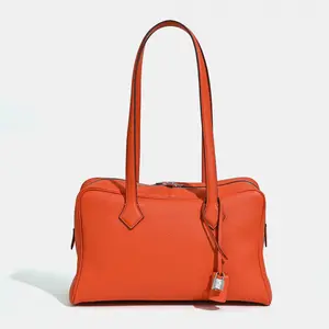 2025 Latest First-Layer TC Cowhide Victoria 35 Tote Fashionable All-Match High-End Genuine Leather Women's Handbag