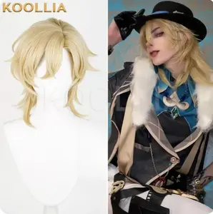 KOOLLIA-Aventurine Golden Short Cosplay Basic Wig[UNSTYLED]