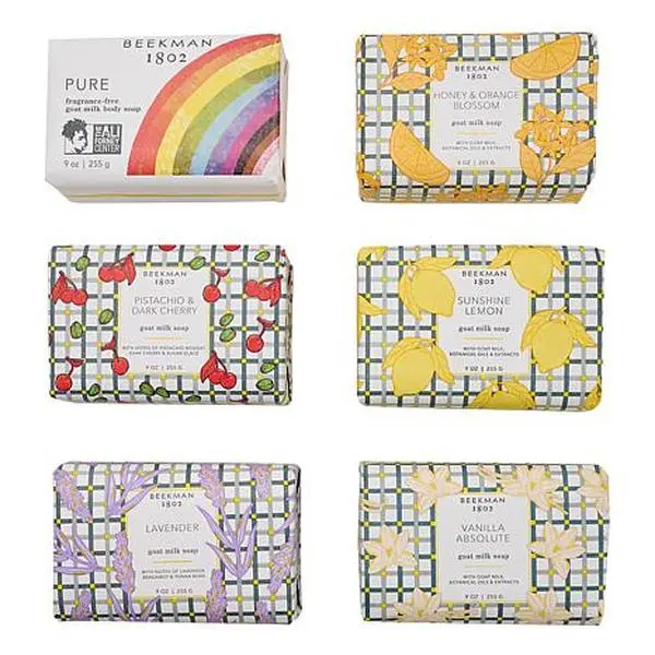 Beekman 1802 PRIDE Goat Milk 6-piece Bar Soap Collection
