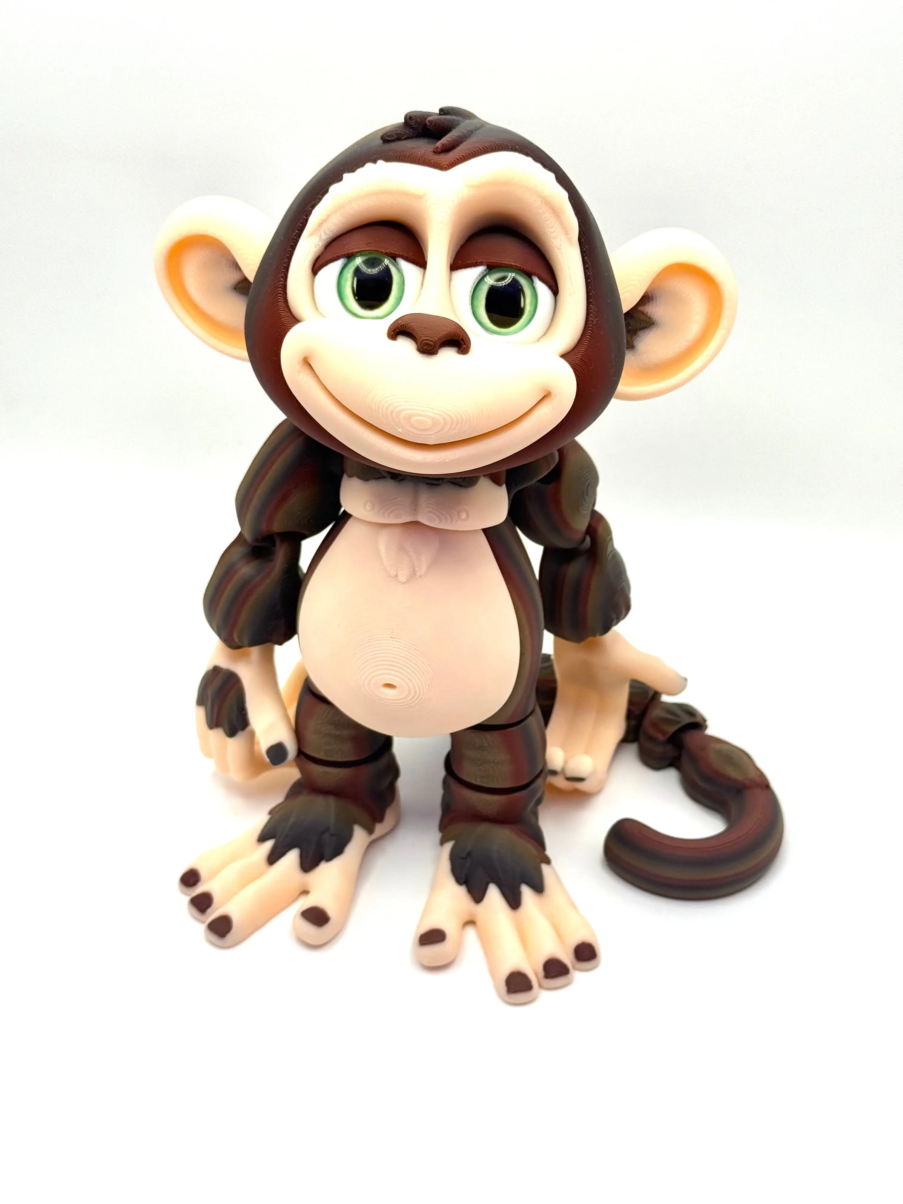 8" Articulated Monkey Figurine