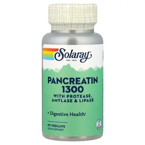Solaray Pancreatin 1300, 90 VegCaps
