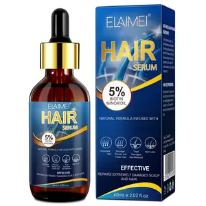 ELAIMEI Hair Serum for Women & Men, 5% Minoxidil for Hair Serum with Biotin(60ml)