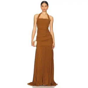 DELFI Delilah Dress in Terracotta