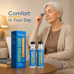 Vertigo Ease Roll-On 10mL, Portable Aromatherapy Roller for Dizziness, Motion Sickness, Travel, Calm Nerves & Head Comfort