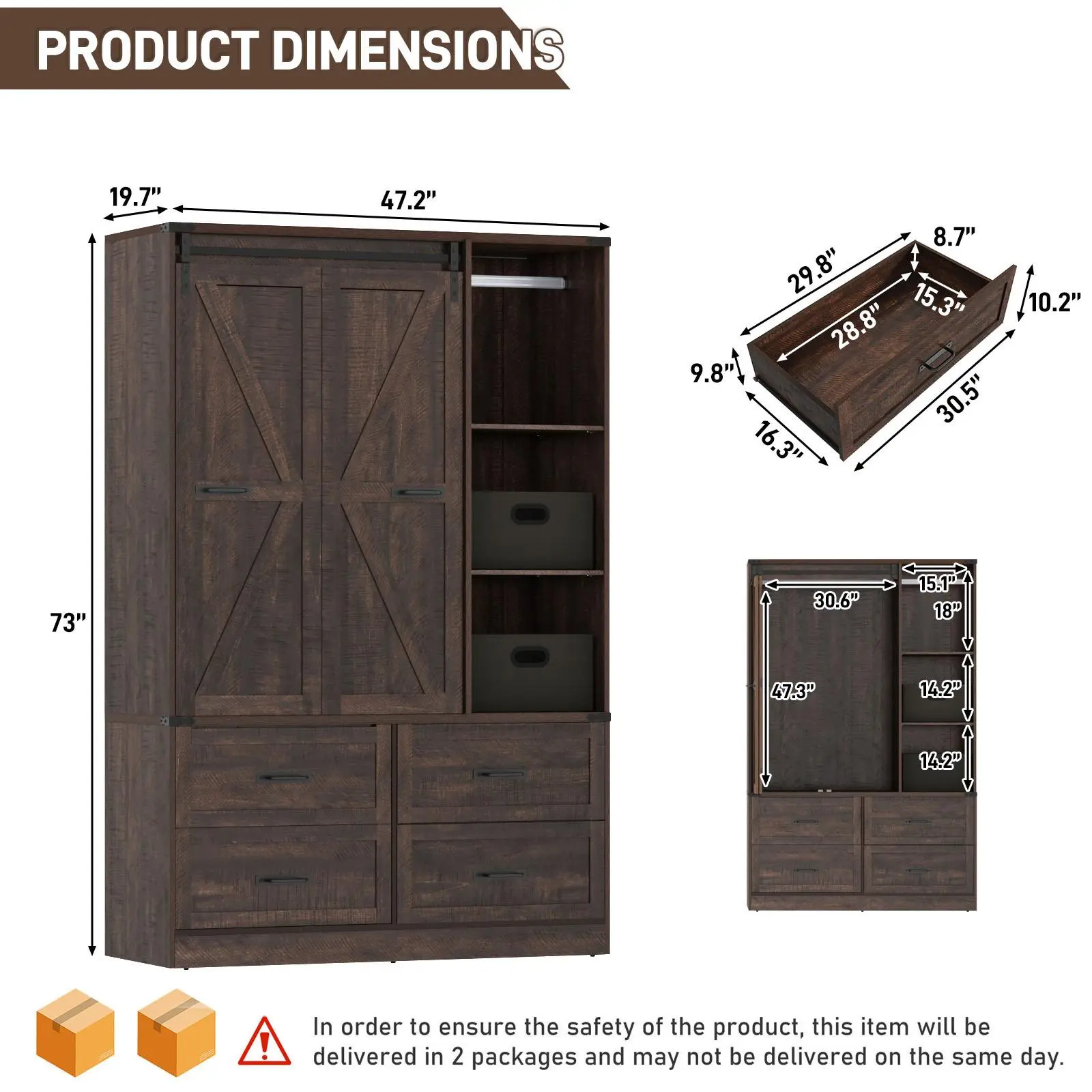 3 Doors-Brown