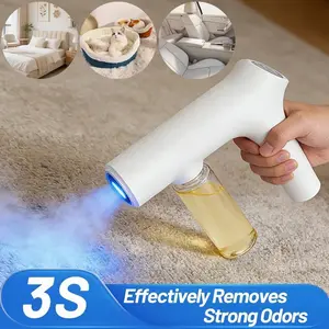 Nano Blue Light Probiotic Deodorizer, indoor odor removal, pet deodorant. Bio-enzymes break down urine, disinfect and deodorize, Plant-extracted, safe and non-toxic for pets, Floral scent Air Freshener Spray