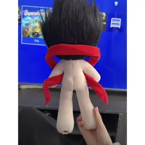 30cm Aobing Nezha Furry Plush Doll Chinese Cartoon Figures Cotton Stuffed Toy Cute Anime Soft Plushie Collectors Cosplay Gift