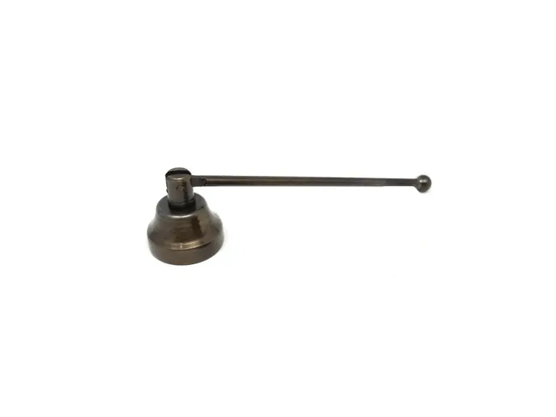 5" Brass Candle Snuffer Home Goods Home Decor - Sleek Compact Design for Clean Ends and Focused Transitions