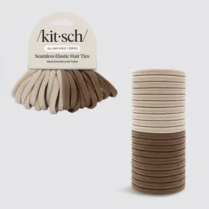 Elastic Hair Ties 20 Pack - Blush