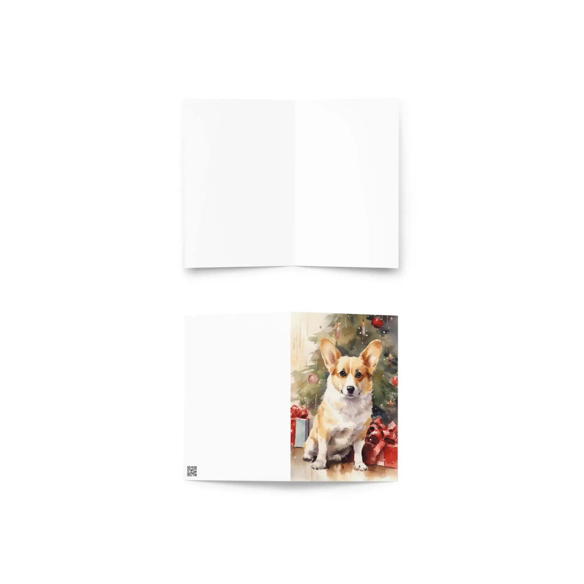 Corgi Christmas Greeting card