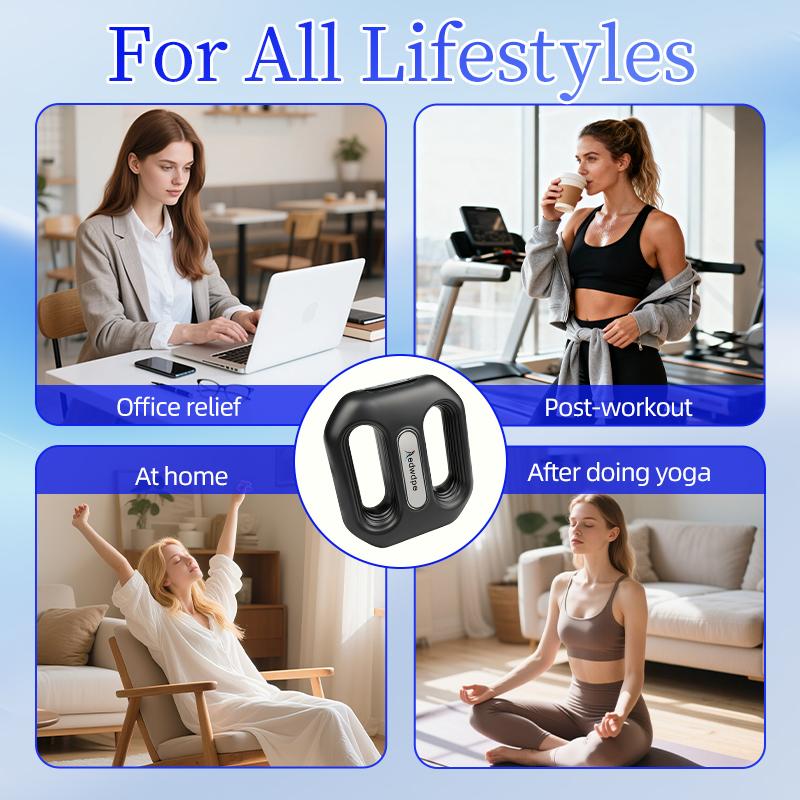 Electric Fascia Ring Massager, Portable Handheld Relaxation Device for Body, Multi-Mode Adjustable Massage Tool, Ergonomic Grip, Lightweight for Home Office Travel Use, Perfect Self Care Gift for Men Women