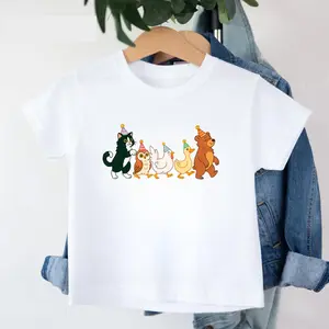 Little Bear Kids Birthday T-Shirt, Animal Lover Daughter Youth Shirt, Animated TV Show Shirt, Cute Animal Friends Toddler Shirt, Matching Family Tee