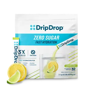 DripDrop Zero Sugar Electrolyte Powder - Lemon Lime