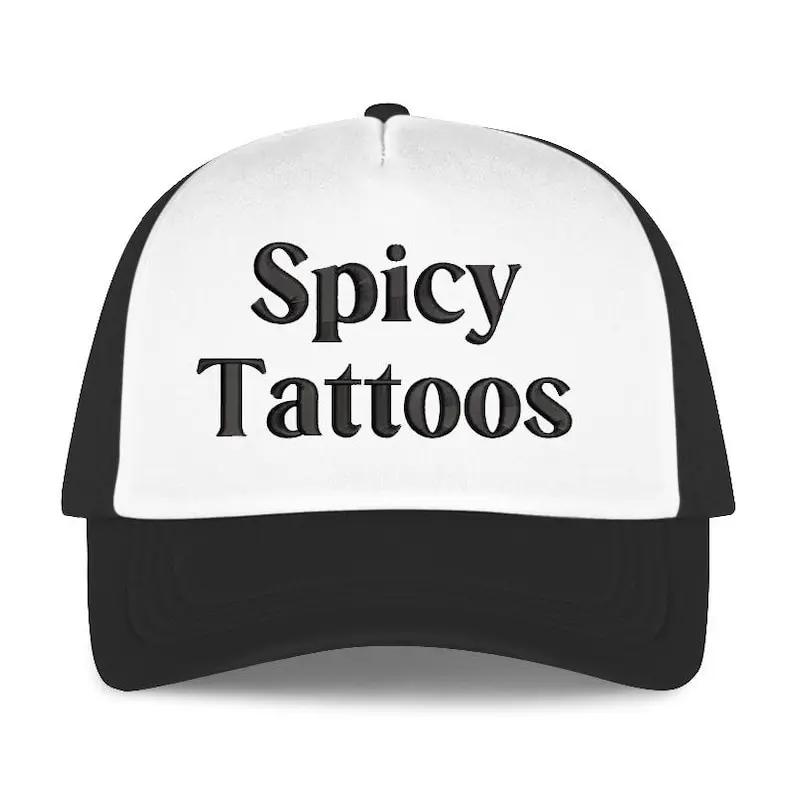 Personalized Embroidered Mesh Snapback Trucker Cap - Customizable Text, Graphic Print, Unisex Casual Wear Headwear for Everyday Use, Custom Name & Logo Gift for Him or Her