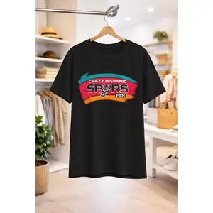 Crazy Hispanic Spurs Fan T-Shirt wo Coyote Basketball Pride, San Antonio