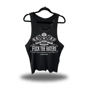 F*CK THE HATERS SCOOP NECK STRINGER TANK TOP