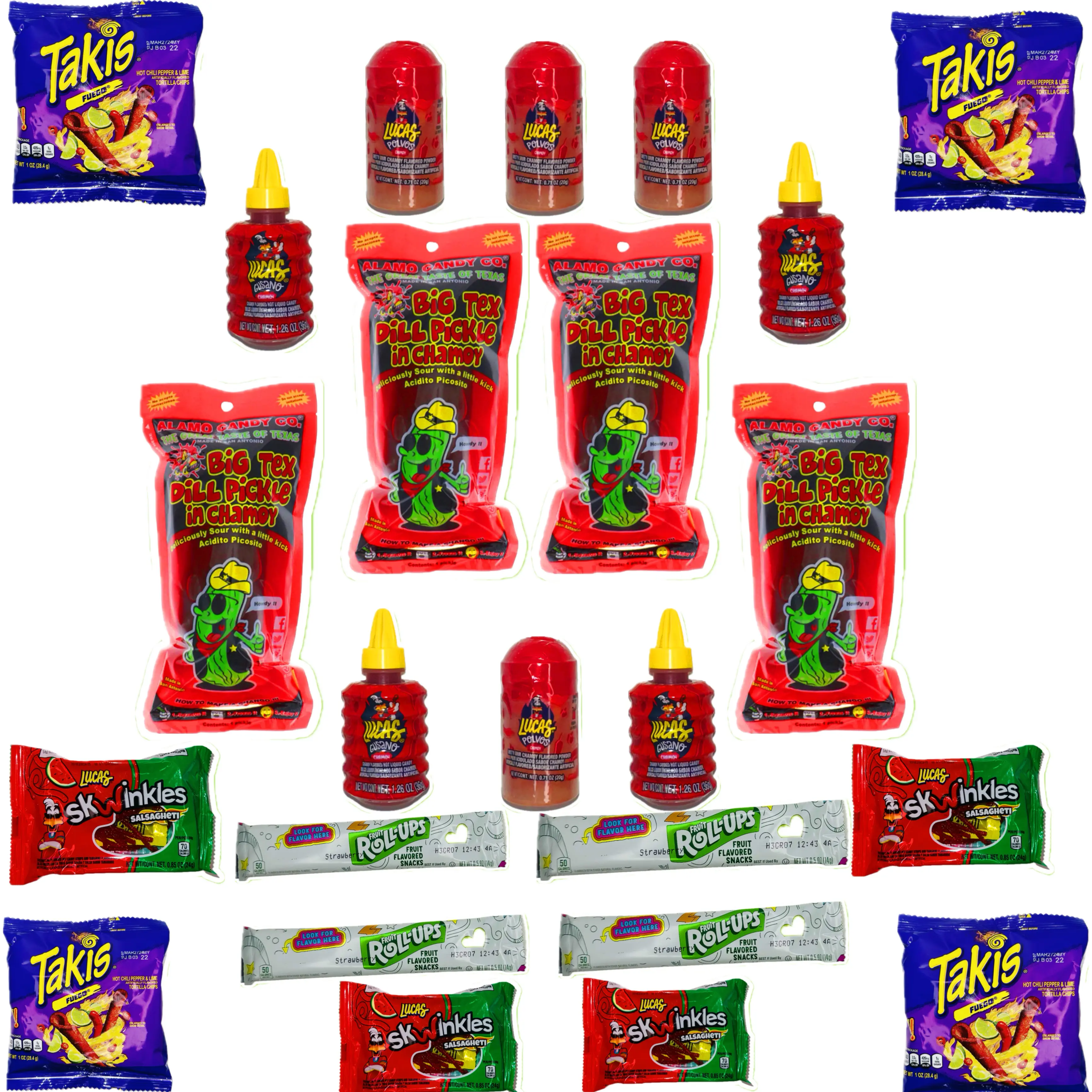 Family Big Tex Takis Chamoy Pickle Kit With Lucas Gusano