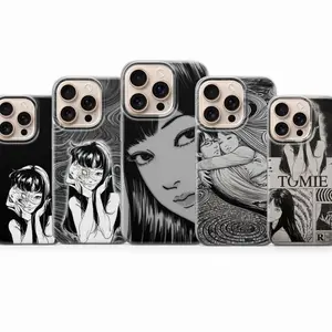 Junji Ito Phone Case Manga Tomie Anime Cover for iPhone 17, 16, 15, 14, 13, 12, 11, X & Galaxy.