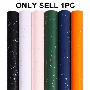 Pink Gold Foil Wrapping Paper Roll | Multi Color Options | Luxury Blush Gift Wrap with Metallic Flakes