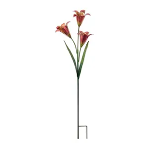 Field of Flowers Trumpet Lily Garden Stake