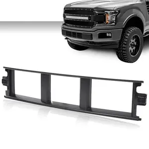 Fit For 2018-2020 Ford F-150 Front Bumper Center Cover Insert Trim Panel Black