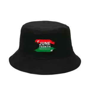Unisex Juneteenth Black Bucket Hat