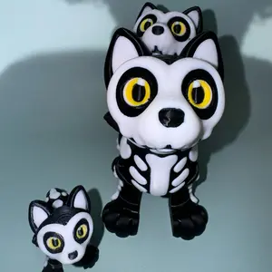 3-D Printed Cat Ghost for Halloween Decorations - Available in Small, Medium, and Large