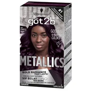 Got2b Metallics Permanent Hair Color, M64 Purple Night