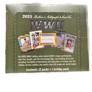 2025 Historic Autographs WW2 Hobby - includes 12 packs plus 1 bonus holiday pack